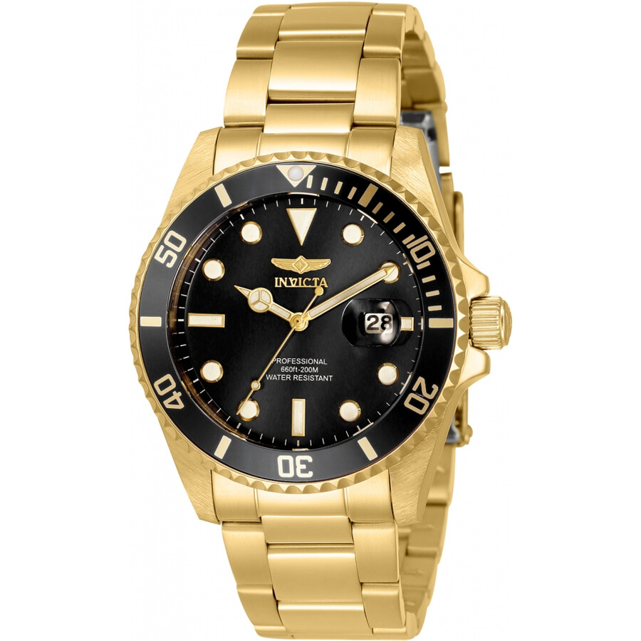 invicta black dial