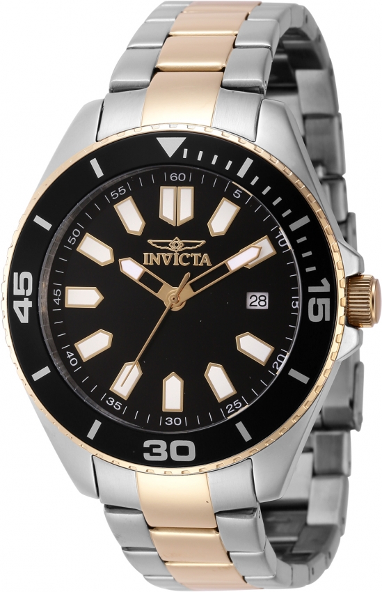 Invicta Pro Diver Quartz Black Dial Men's Watch 46319