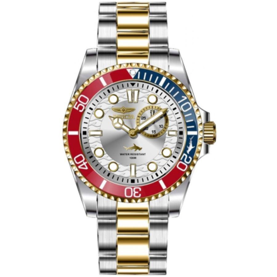 Invicta Pro Diver Quartz Silver Dial Men's Watch 49273