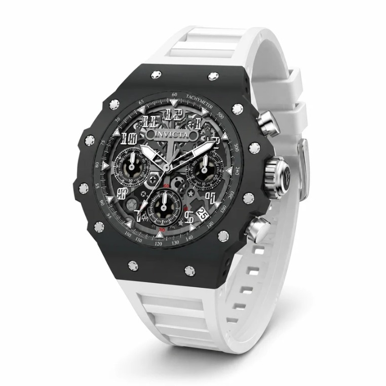 Invicta Racing Apexium Chronograph Quartz Silver Dial Unisex Watch 69618