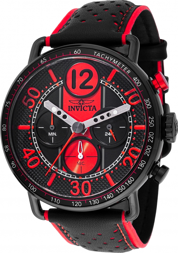 Invicta Racing Chronograph GMT Quartz Black Dial Men's Watch 49366 ...