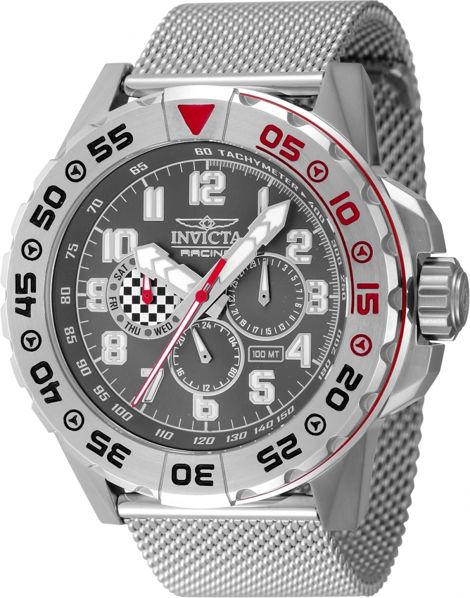 Spring Loaded Invicta Watch Invicta Racing Quartz Gunmetal Dial Unisex Watch 47213 886678625321 ...