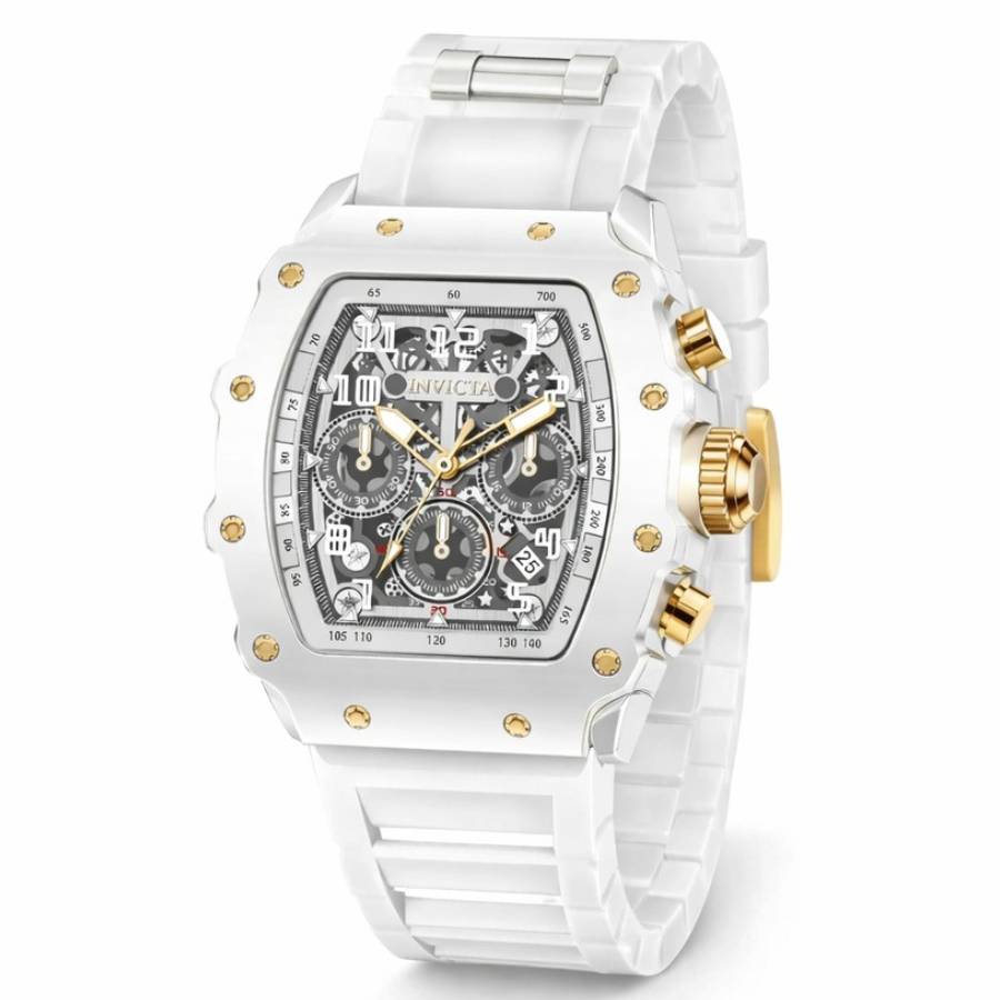 Invicta Racing White Hot - Nitro Chronograph Quartz Silver Dial Men's Watch 69700