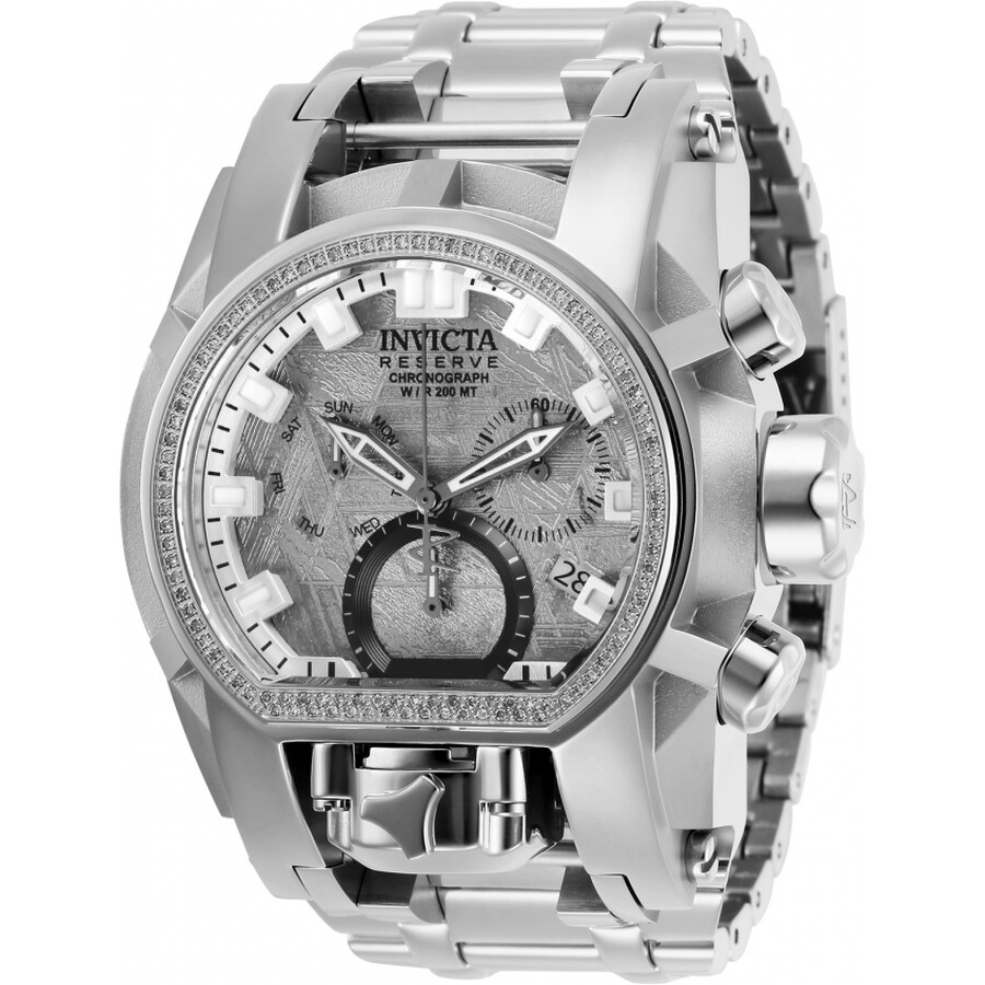Invicta Reserve Chronograph Quartz Silver Dial Men's Watch