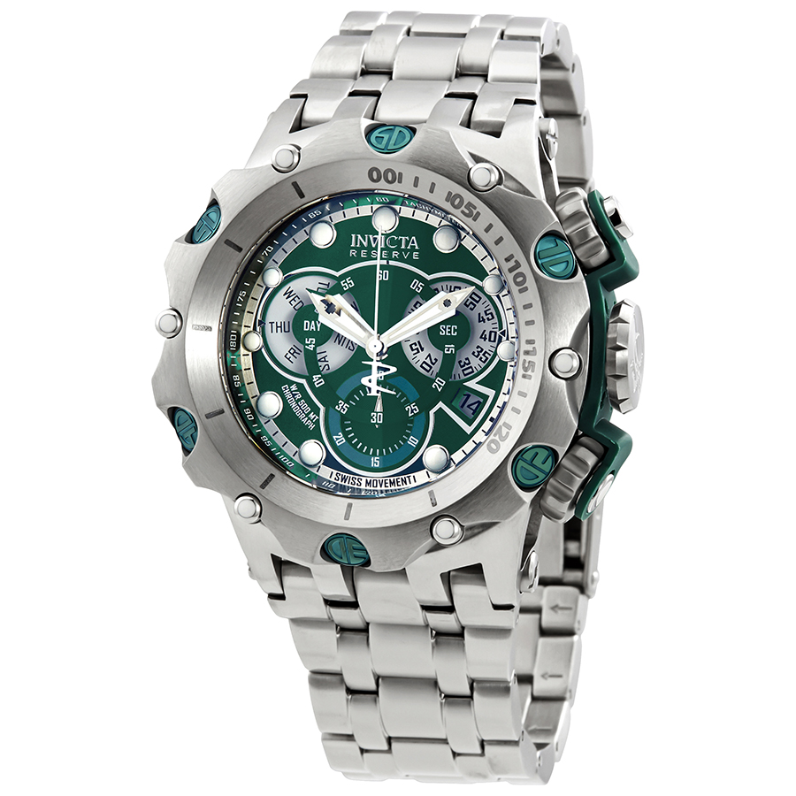 Invicta Reserve Venom Chronograph Green Dial Men's Watch 27788