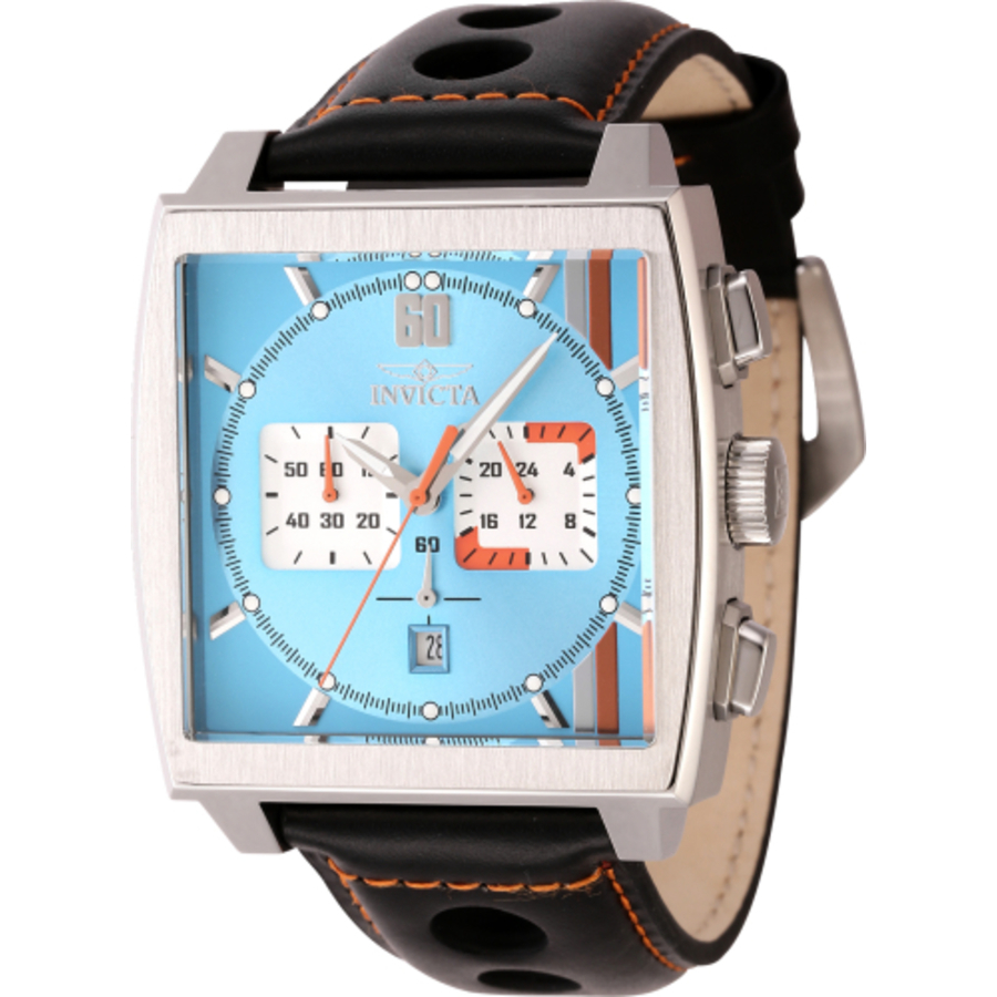 Invicta S1 Rally - Orologio Da Uomo 48 Mm In Acciaio Inossidabile, Quadrante Blu, Movimento Al Quarzo, Impermeabile 10 Bar (100 Metri)
