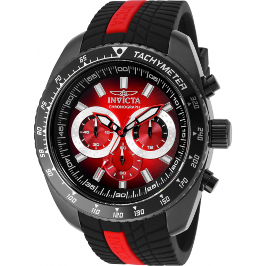 Watch Rally Brand Invicta S1 Rally Chronograph GMT Quartz Red Dial Men's Watch 36304 ...