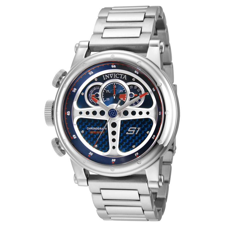 Invicta S1 Rally Chronograph Quartz Blue Dial Men's Watch 30576