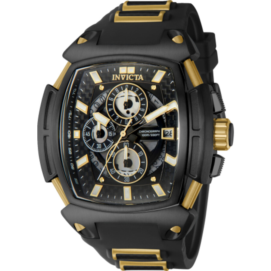 Invicta S1 Rally Diablo Chronograph Quartz Black Dial Men's Watch 39702 ...