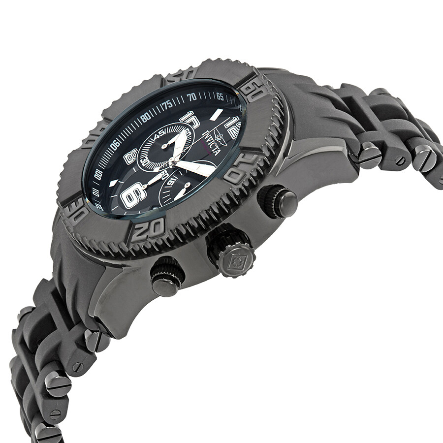 Invicta Sea Spider Chronograph Black Dial Men's Watch 22454 Sea