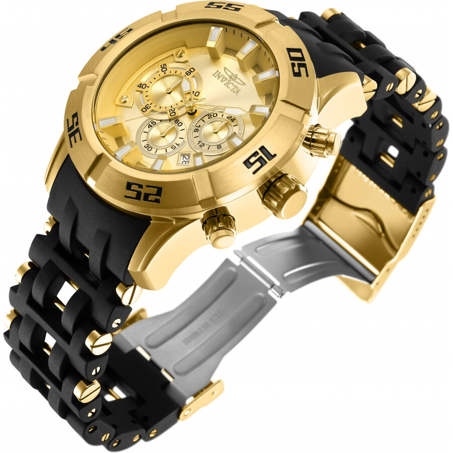 Invicta Sea Spider Chronograph Gold Dial Men's Watch 26534 Sea Spider