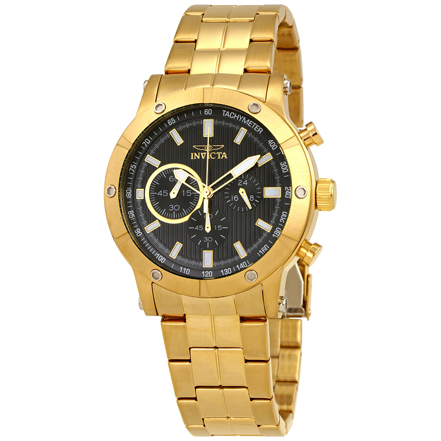 invicta specialty chronograph black