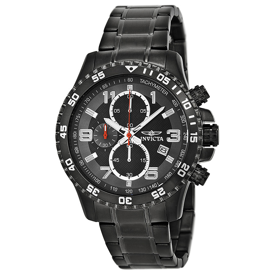 Invicta Specialty Chronograph Grey Dial Gunmetal Ion-plated Men's Watch 14879