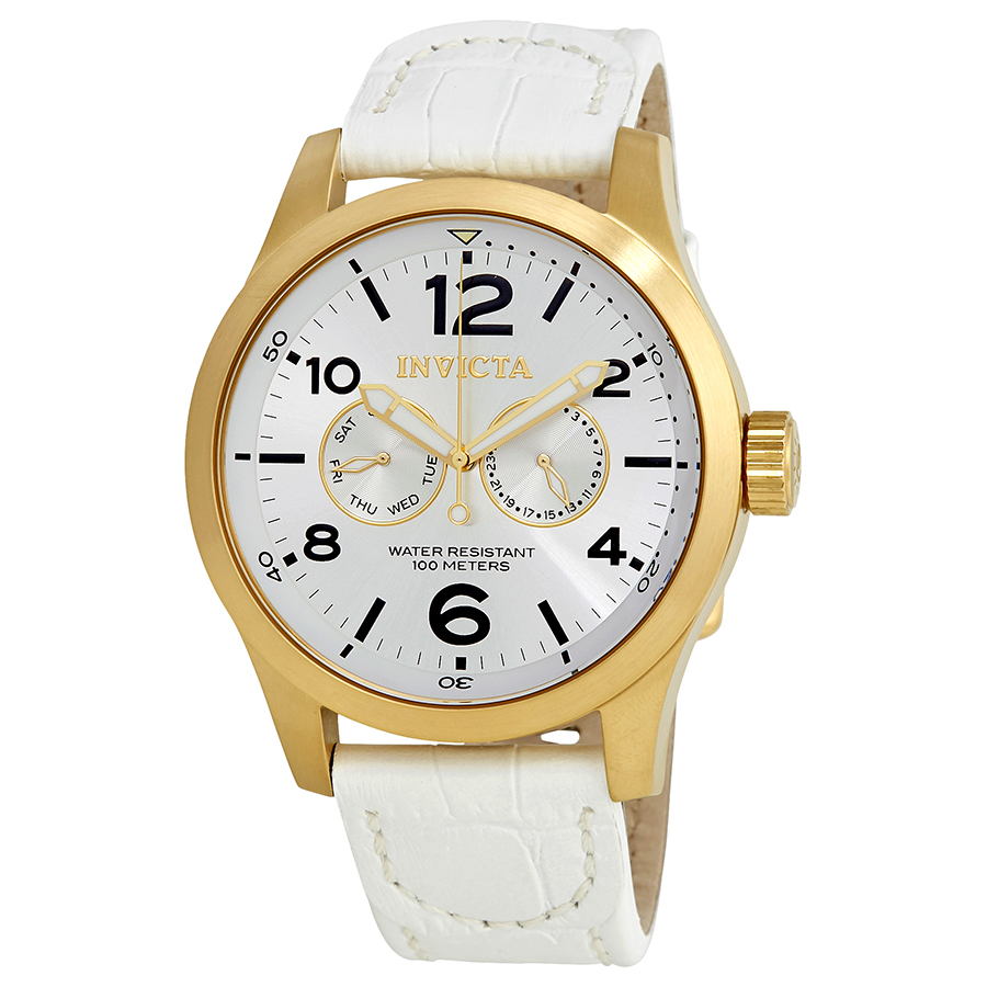 Invicta Specialty Date Day Silver Dial Men's Watch 12174