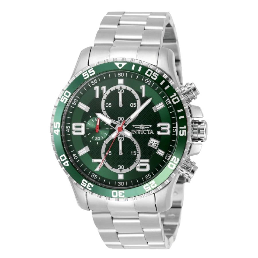 Invicta Specialty Mach Gala Chronograph Quartz Green Dial Men's Watch 69818