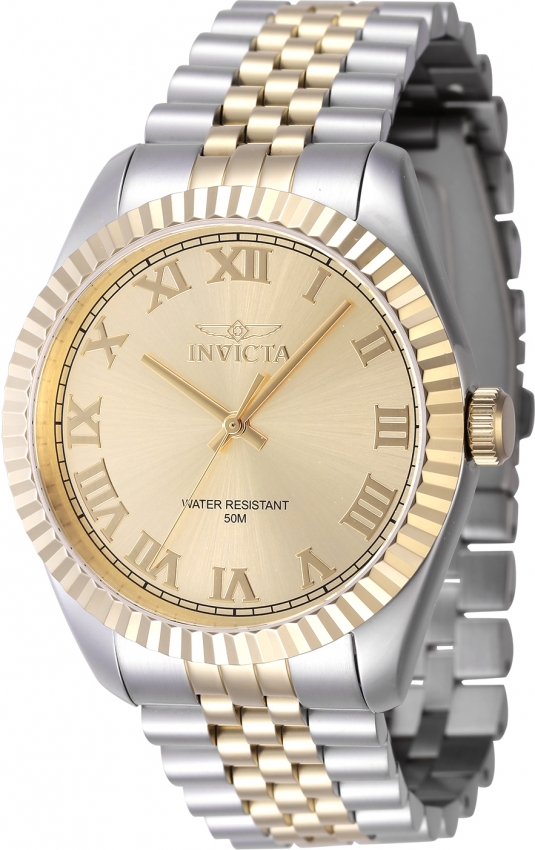 Invicta Specialty Quartz Gold Dial Men's Watch 47404 886678628995