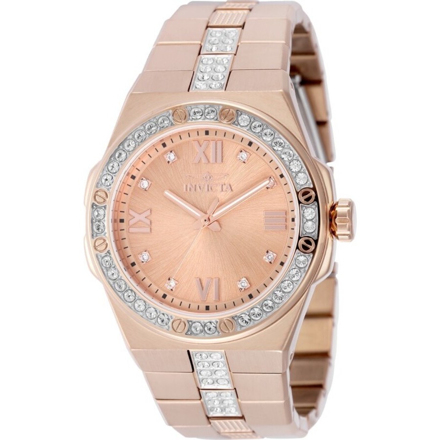 Invicta Specialty Quartz Gold Dial Unisex Watch 50186