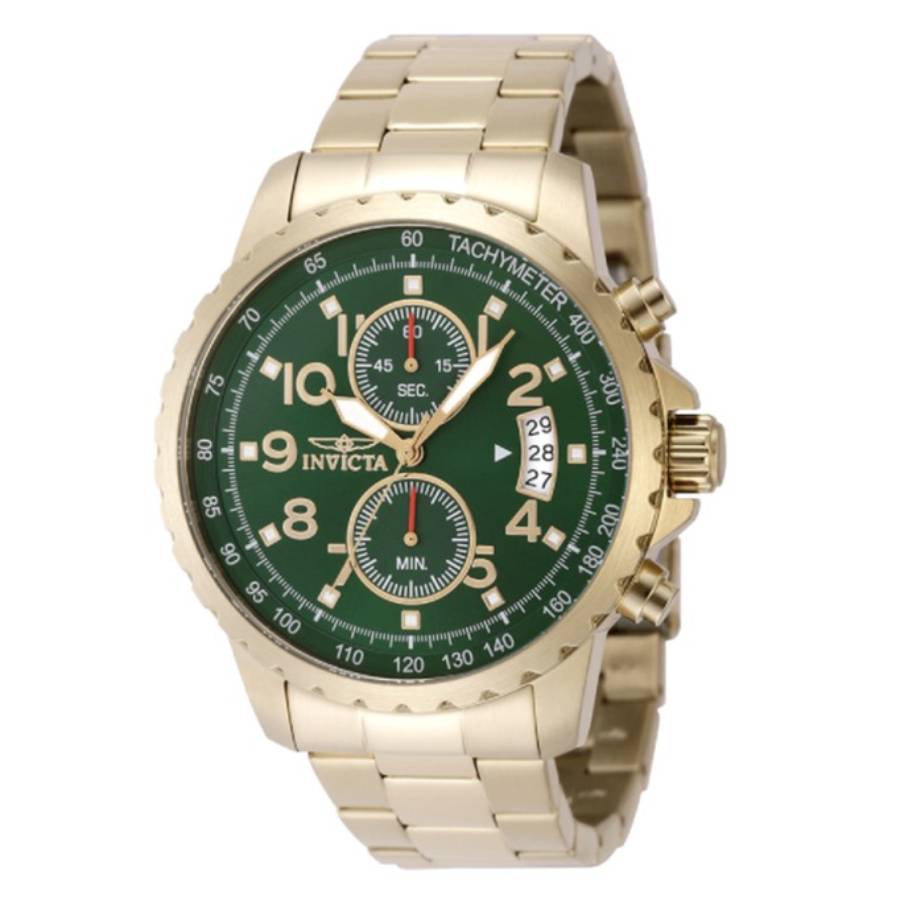 Invicta Specialty Veloquence Chronograph Quartz Green Dial Men's Watch 69793