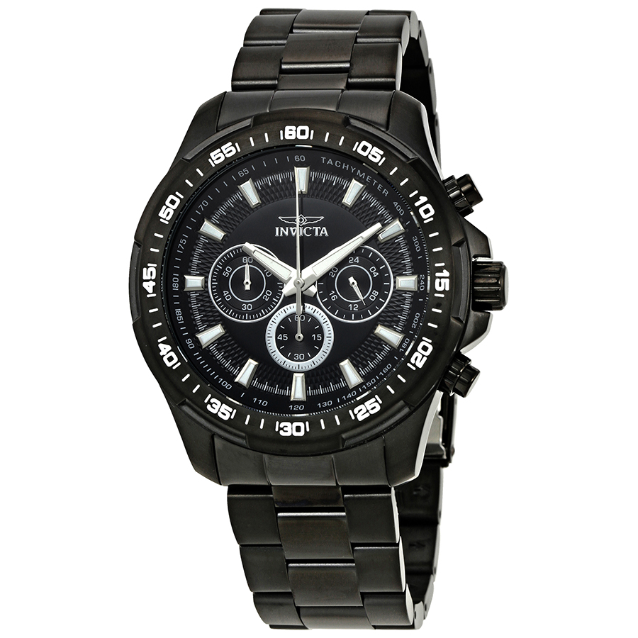 Invicta Speedway Chronograph Black Dial Men's Watch 22785
