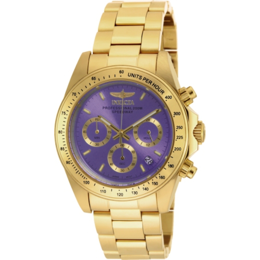 Invicta Speedway Chronograph Quartz Purple Dial Ladies Watch 18257