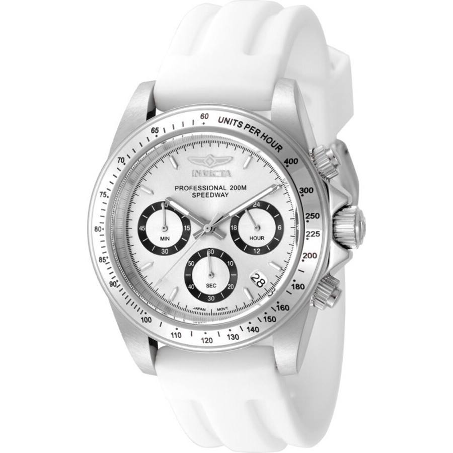 Invicta Speedway Chronograph Quartz Silver Dial Men's Watch 50488