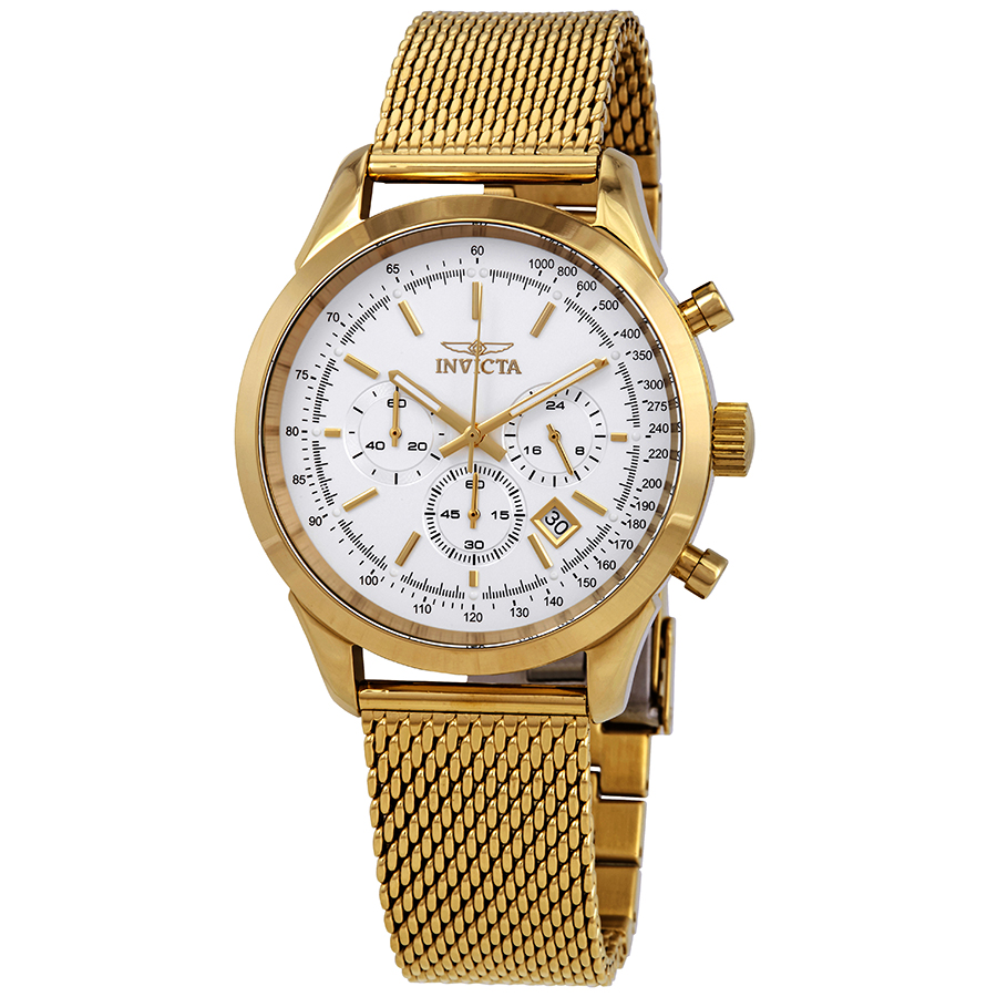 Invicta Speedway Chronograph Silver Dial Men's Watch 25225