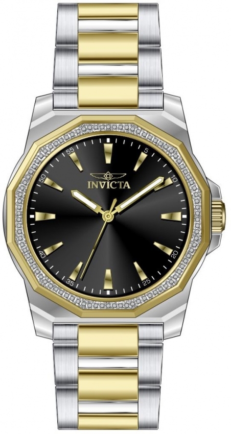 Invicta Speedway Quartz Crystal Black Dial Men's Watch 49105