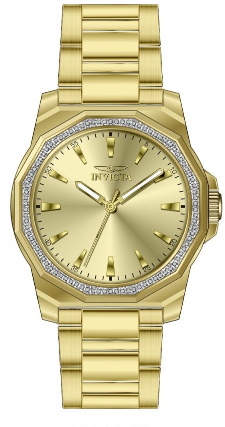 Invicta Speedway Quartz Crystal Gold Dial Men's Watch 49108