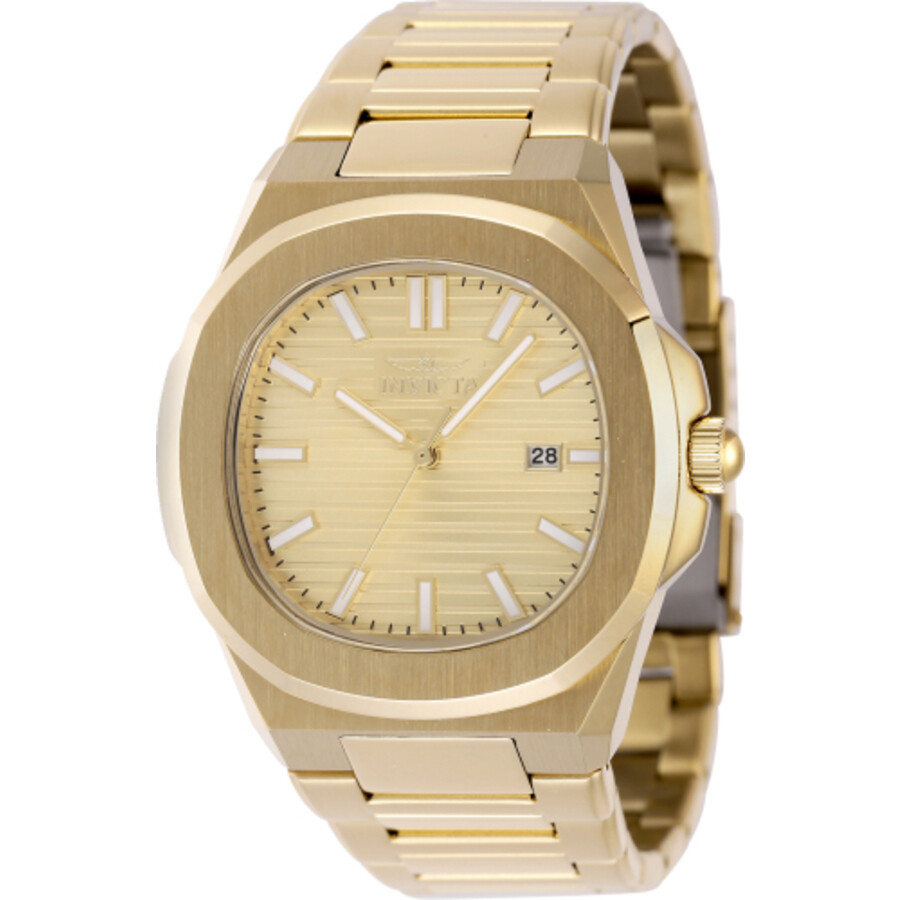 ゴールドラディッツ invicta-speedway-quartz-gold-