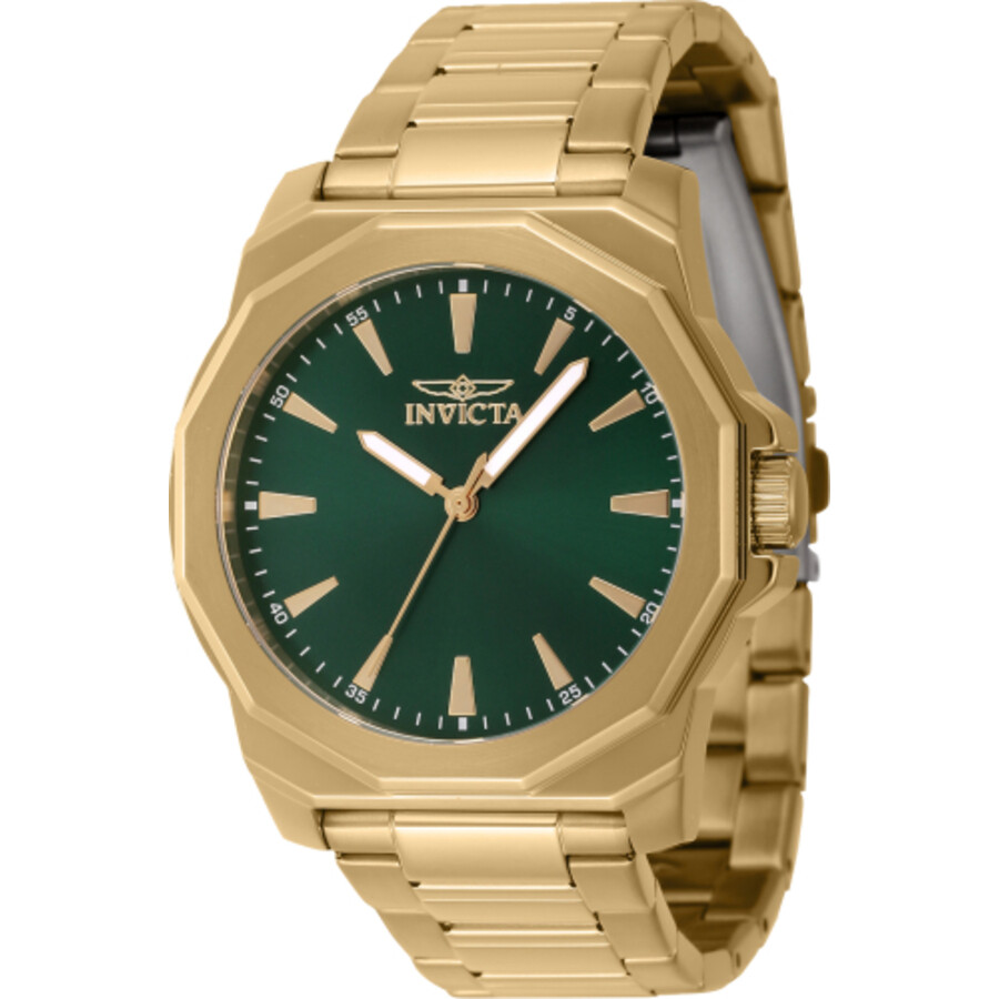 INVICTA 腕時計 メンズ クォーツ 緑ｘ金 SPEED WAY 46856 INVICTA 腕時計 メンズ クォーツ 緑x金 SPEED WAY 46856 - メルカリ