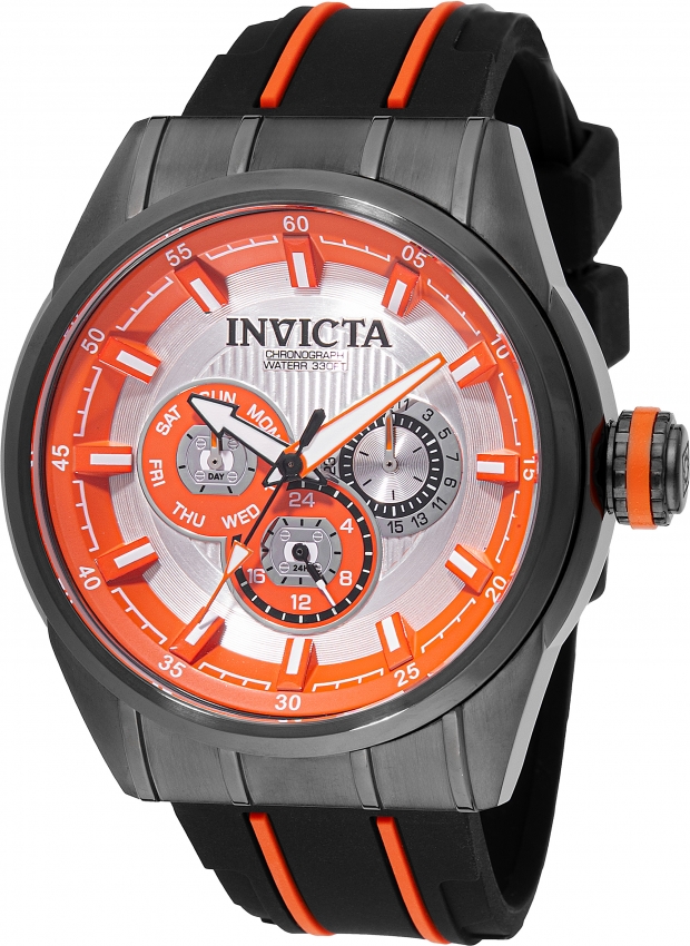 Invicta Speedway Quartz Silver Dial Men's Watch 49054