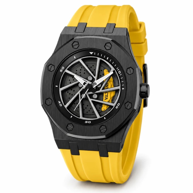 Invicta Speedway Rim Quartz Black Dial Men's Watch 69493