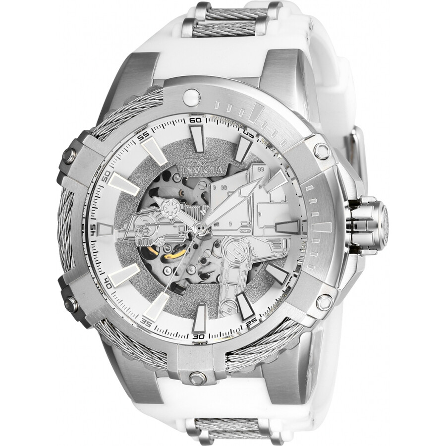 Invicta Star Wars ATAT Walker Automatic Silver Skeleton Dial Men's