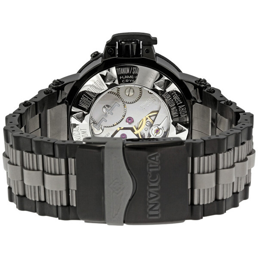 Invicta Subaqua Noma III Black Ionplated Men's Watch 0808 Subaqua