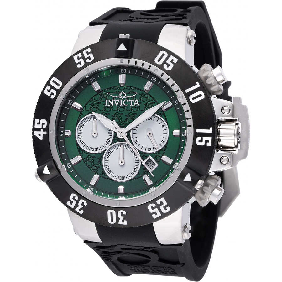 Invicta Subaqua Noma III Chronograph GMT Quartz Green Dial