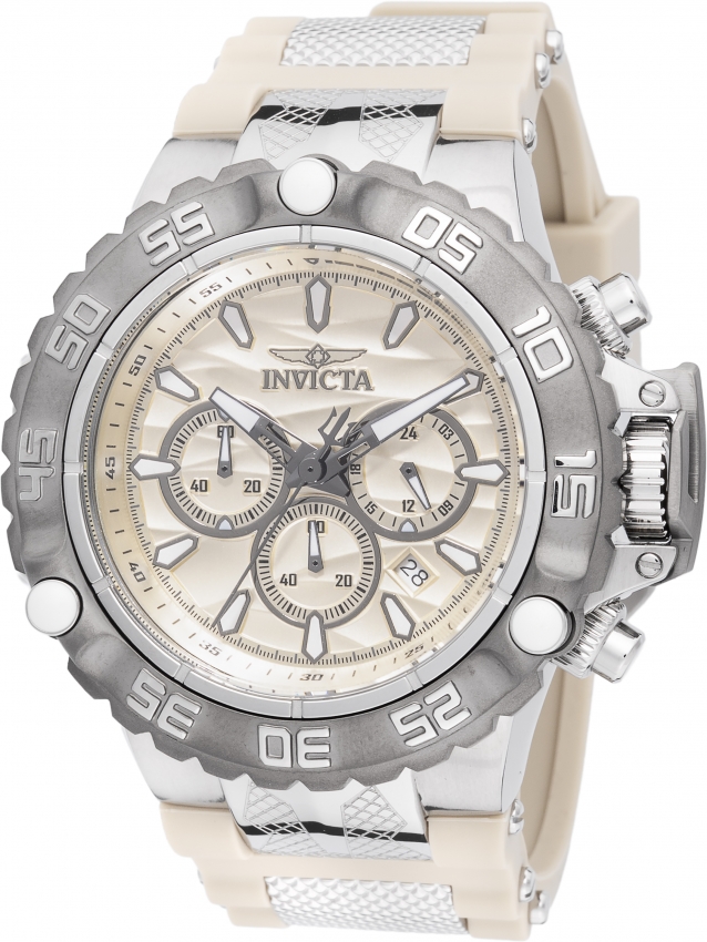 Invicta Subaqua Poseidon Chronograph GMT Quartz Champagne Dial Men's Watch 48558