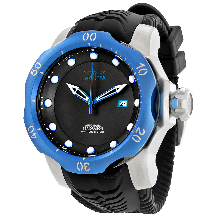 Invicta Venom Automatic Black Dial Black Silicone Men's Watch 19314 Invicta Venom Automatic Black Dial Black Silicone Men's Watch 19314