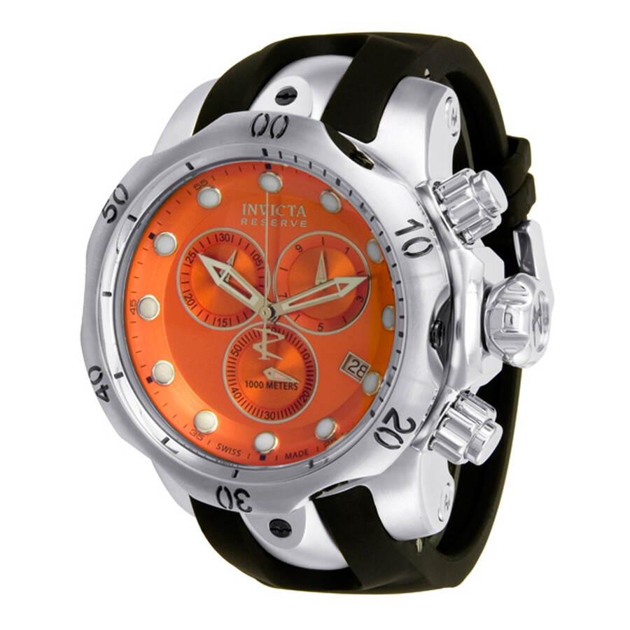 invicta watch orange face