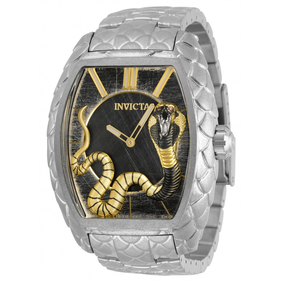 Invicta Venom Cobra Quartz Black Dial Men's Watch 28500