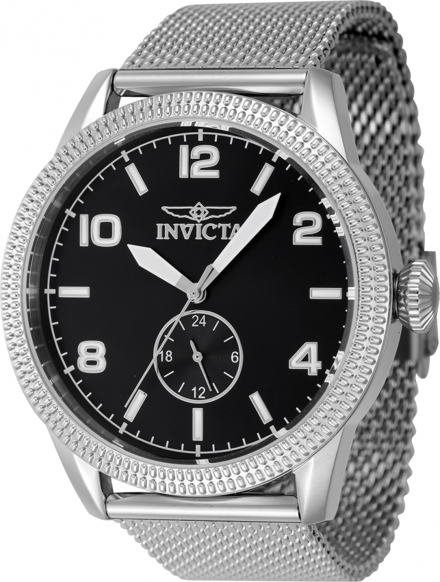 Invicta Vintage Quartz Black Dial Men's Watch 47134