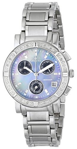Invicta Wildflower Chronograph Blue Mother of Pearl Dial  display picture 1