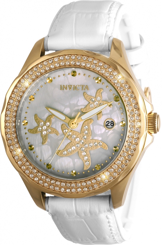 WILDFLOWER STARFISH QUARTZ CRYSTAL LADIES WATCH Invicta Wildflower Starfish Quartz Crystal Ladies Watch  main image 2