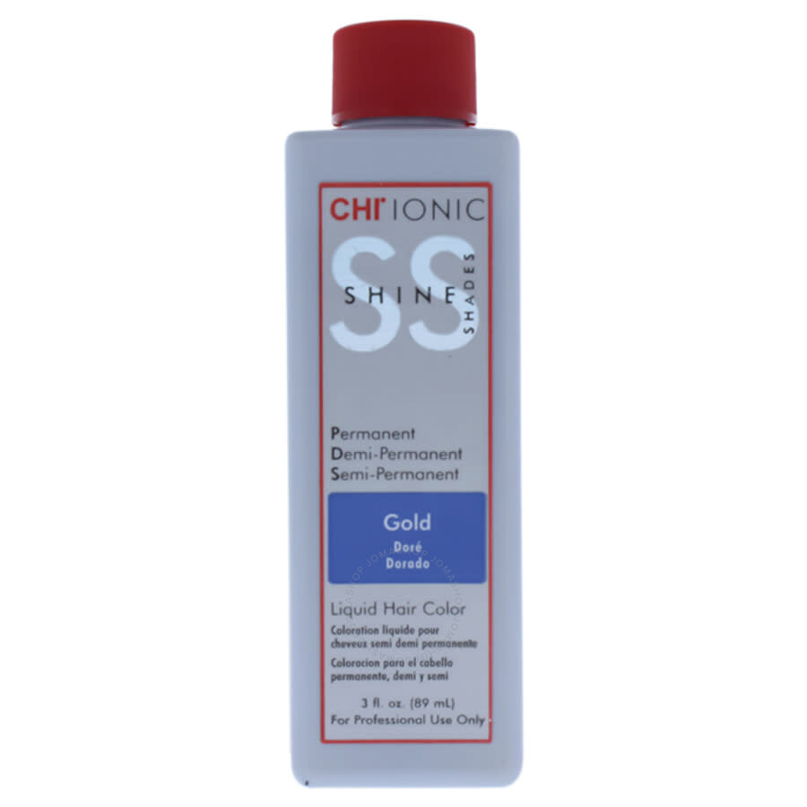 品質は非常に良い Chi Ionic Shine Shades Liquid Hair Color - Gold by CHI for エッセンシャルオイル