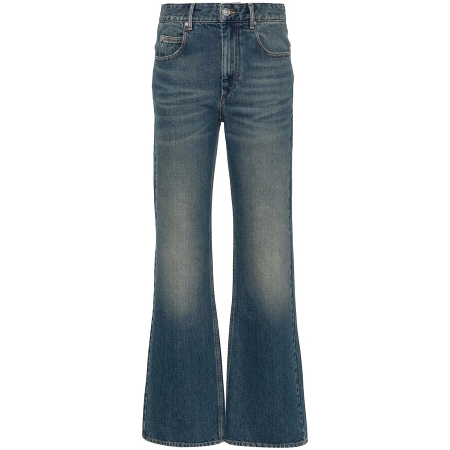 Isabel Marant Belvira High-Rise Bootcut Jeans