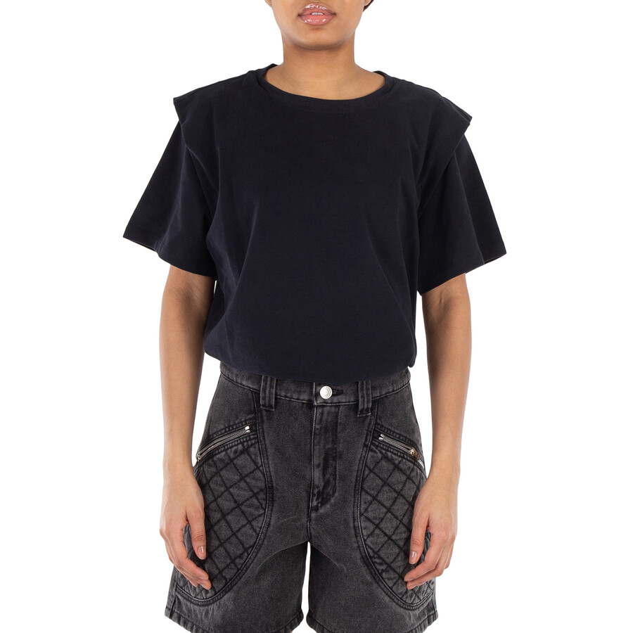 Isabel Marant Etoile Zelitos Cotton T-Shirt, Size X-Small
