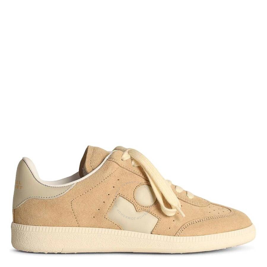 Isabel Marant 24PBK0013FAB1E04SCKBE 関税送料込 Isabel Marant Ladies Toffee Suede Logo Sneakers, Brand Size