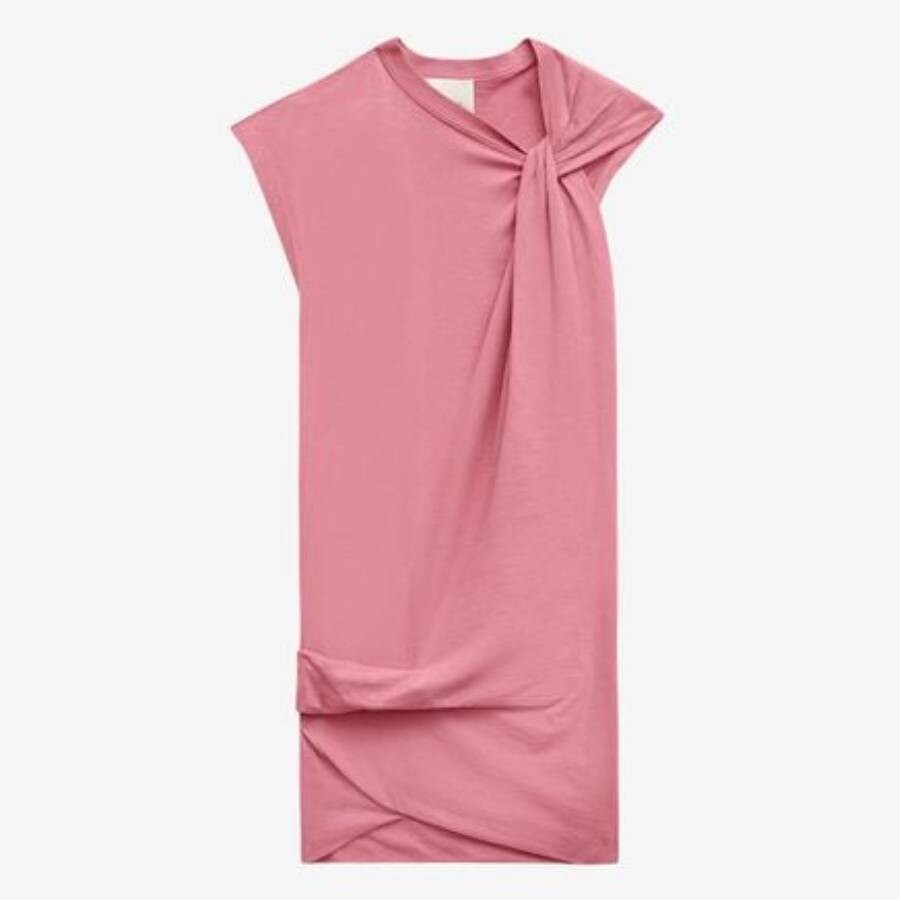 Isabel Marant Leany Dress in Antique Pink