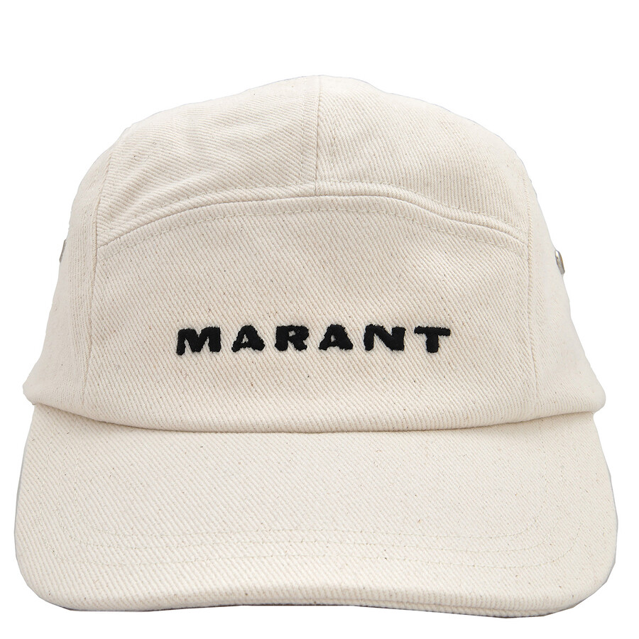 Isabel Marant Tedji Cotton Twill Baseball Cap In Beige