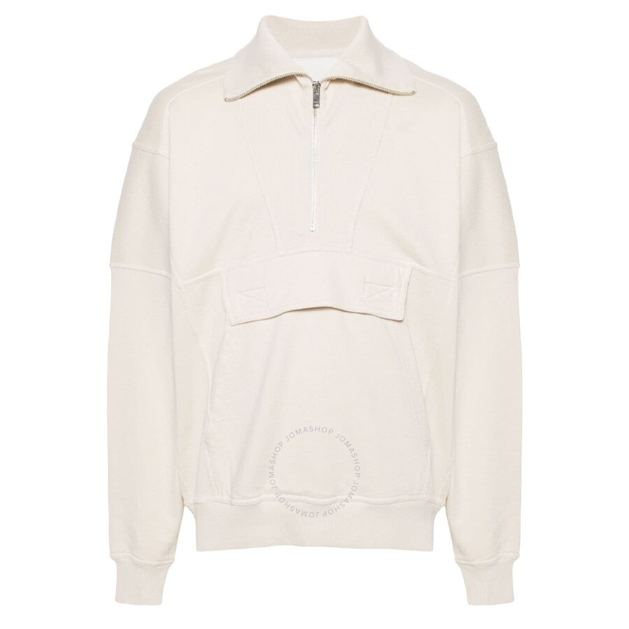 Isabel Marant Men's Ecru Preston Cotton Sweatshirt