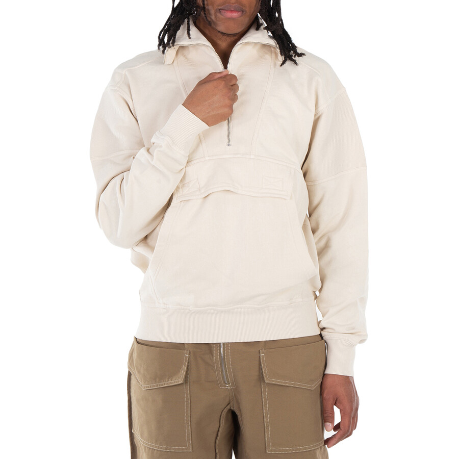 Men's Ecru Preston Cotton Sweatshirt